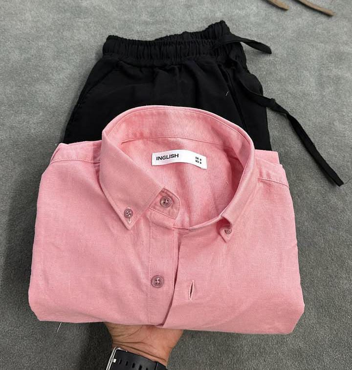 Men’s Premium Linen Shirt + Cotton Pant Combo | Casual & Formal Set