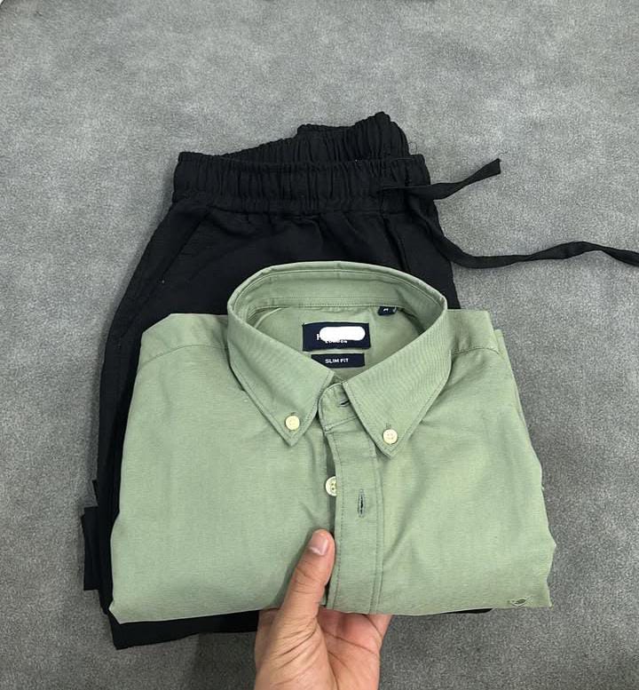 Men’s Premium Linen Shirt + Cotton Pant Combo | Casual & Formal Set