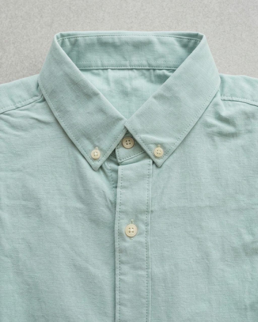 Men’s Mint Green Linen Shirt & White Loose Fit Pant Combo – Relaxed Fit | Clinza
