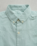 Men’s Mint Green Linen Shirt & White Loose Fit Pant Combo – Relaxed Fit | Clinza