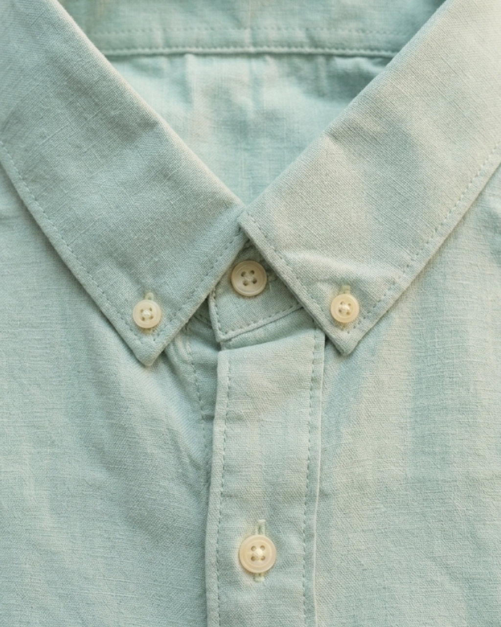 Men’s Mint Green Linen Shirt & White Loose Fit Pant Combo – Relaxed Fit | Clinza