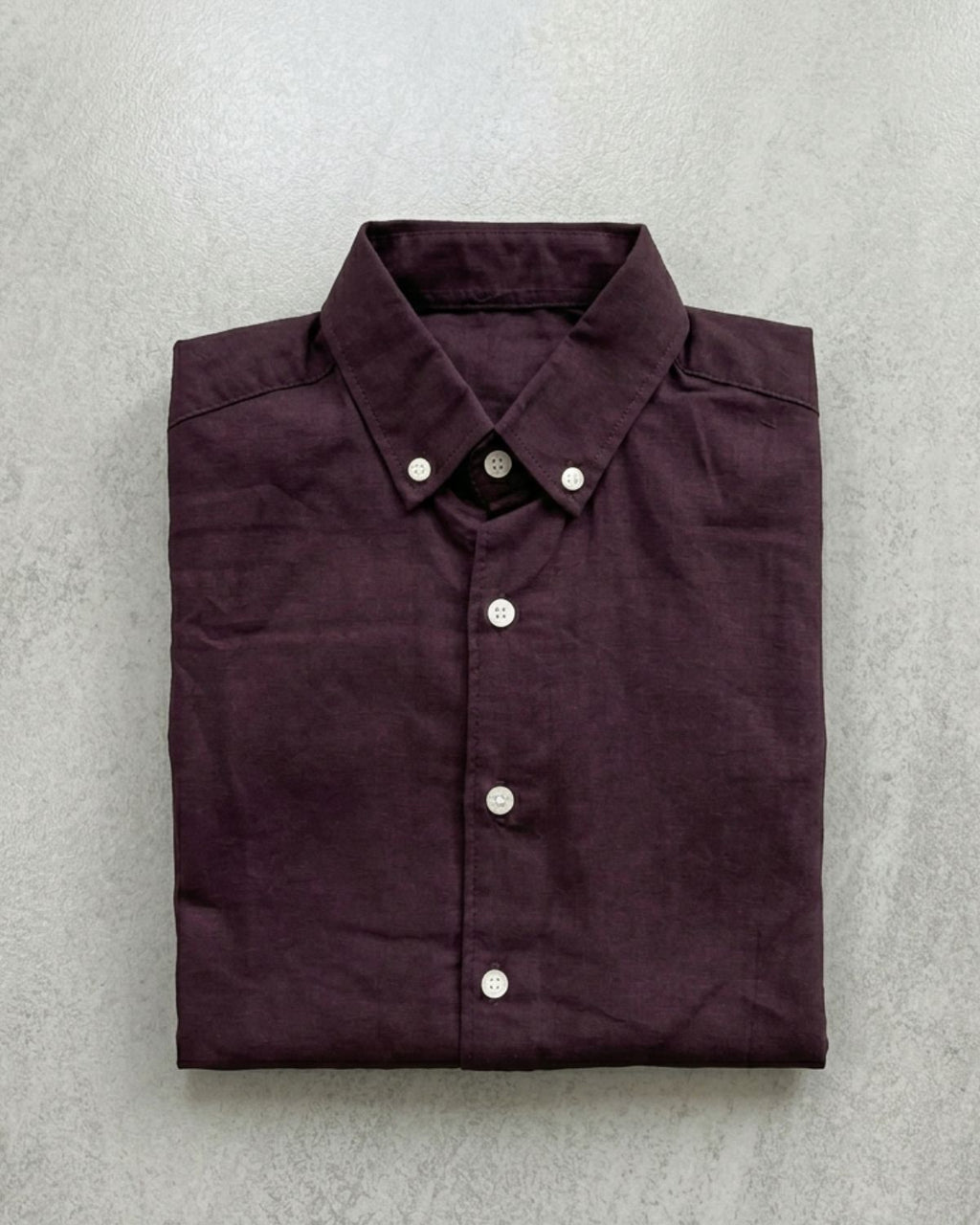 Men’s Burgundy Linen Shirt & White Linen Pant Combo – Relaxed Fit | Clinza