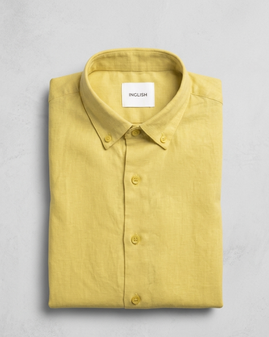 Men lemon yellow linen shirt white pant combo relaxed fit summer outfit Clinza