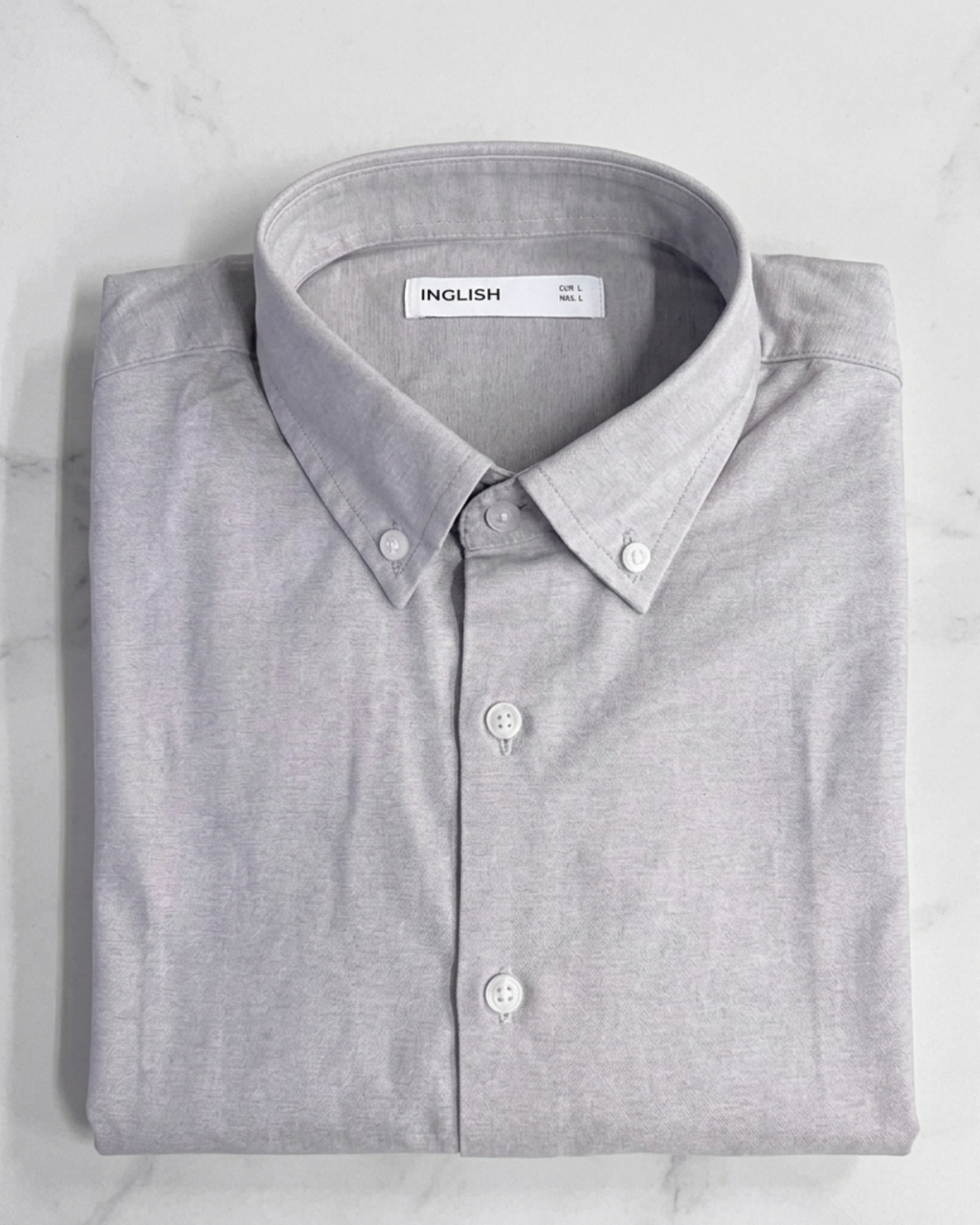Men’s Light Grey Linen Shirt & White Loose Fit Pant Combo – Relaxed Fit | Clinza