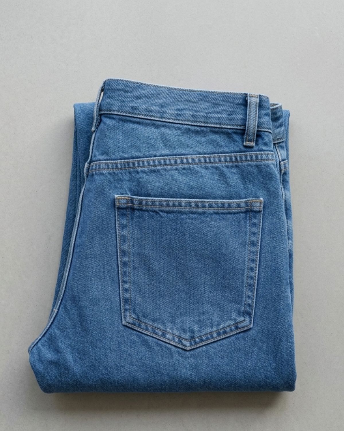 Men’s Navy Blue Linen Shirt & Blue Loose Fit Denim Jeans Combo – Relaxed Fit | Clinza