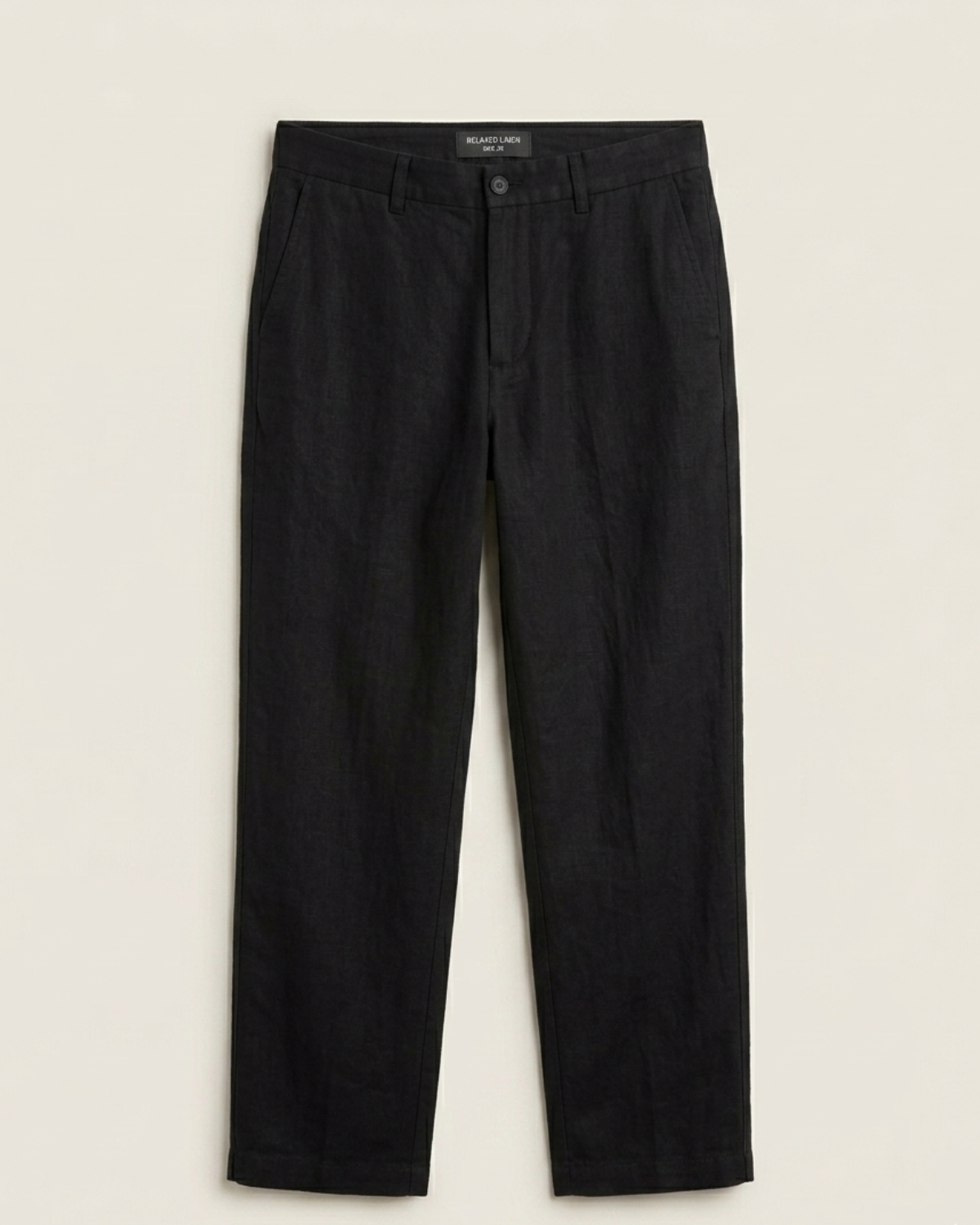Men’s Pink Linen Shirt & Black Linen Pant Combo – Relaxed Fit | Clinza