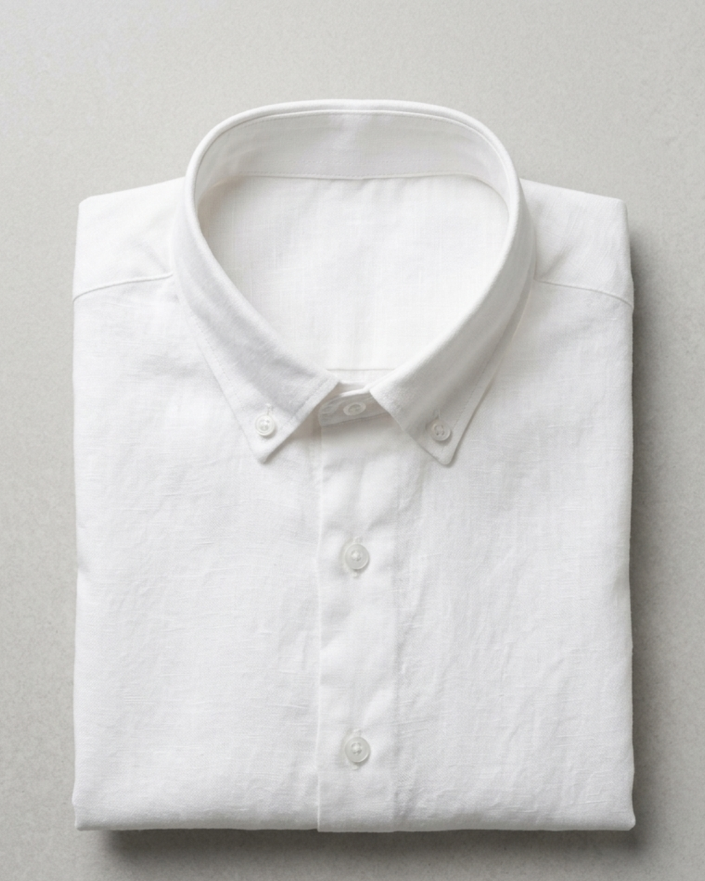 Men’s White Linen Shirt & Taupe Linen Pant Combo – Relaxed Fit | Clinza