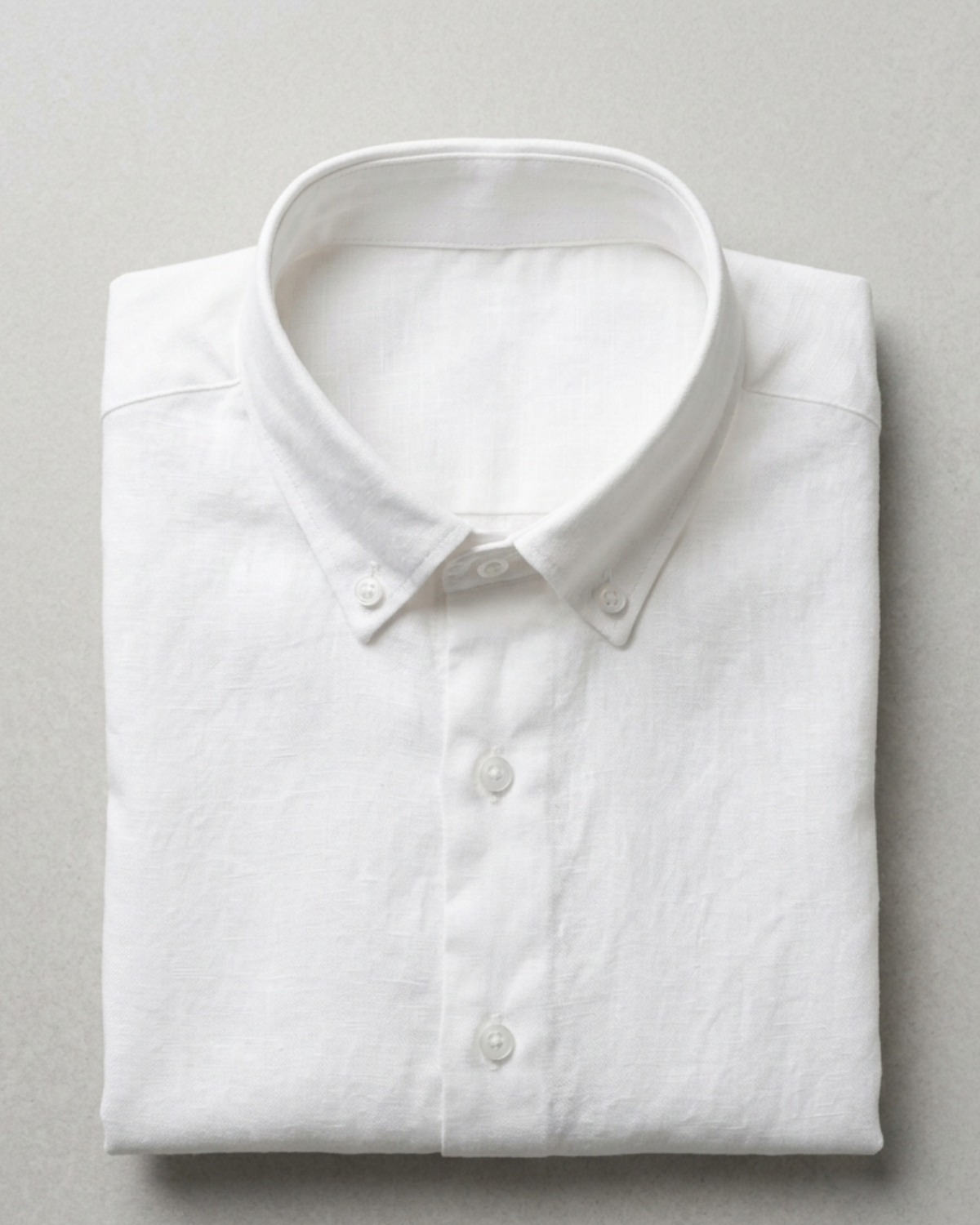 Men’s White Linen Shirt & Taupe Linen Pant Combo – Relaxed Fit | Clinza